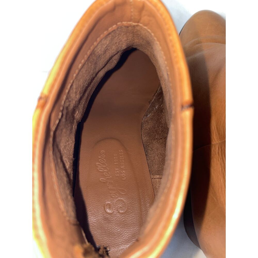 Seychelles Floodplain Ankle Boots - Women's Size 7 - In Tan Leather - Picture 10 of 12